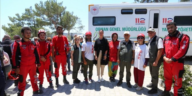 Erdoğan, Datça'da orman yangınıyla mücadele eden ekiplere teşekkür etti