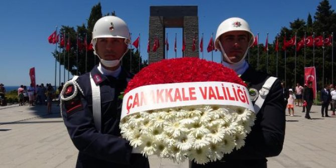 Çanakkale Şehitler Abidesi'nde 15 Temmuz anma töreni