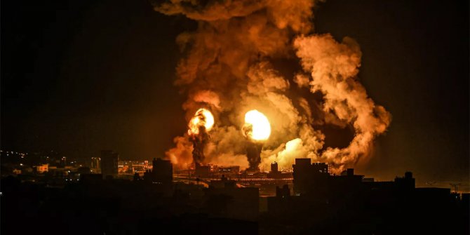 Biden'ın uçağı havalandı, İsrail Gazze'yi bombaladı