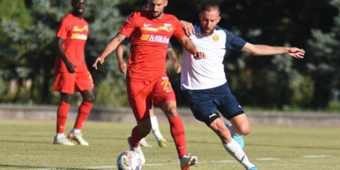 Kayserispor, hazırlık maçında MKE Ankaragücü ile berabere kaldı