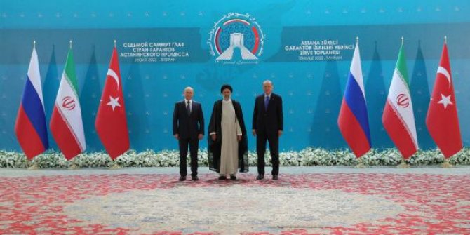 Türkiye, İran ve Rusya liderleri Üçlü Zirve’de buluştu