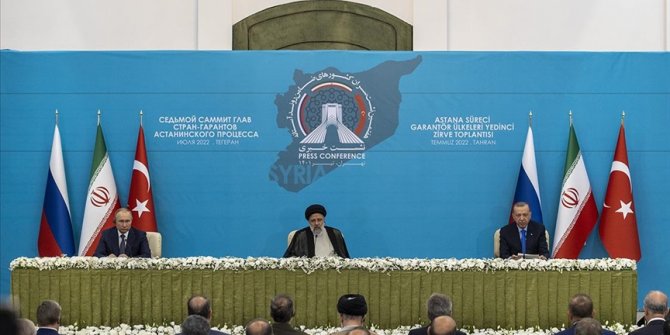 Tahran'daki üçlü zirve sonrası ortak bildiri yayımlandı: İşte 16 madde!