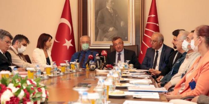 CHP'li Altay, sağlık çalışanlarını kabul etti