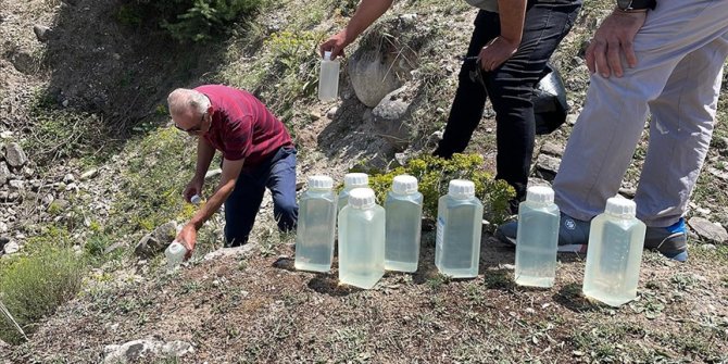 Bolu'nun Yuva köyünde su kaynaklarında temizlik çalışmaları sürüyor