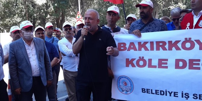 Bakırköy Belediyesinde işten çıkarmalar protesto edildi