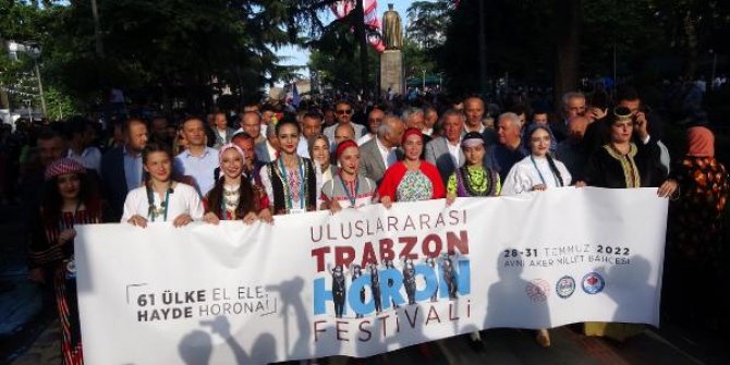 Trabzon’da, 'Uluslararası Horon Festivali' başladı