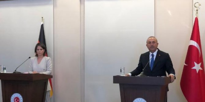 Dışişleri Bakanı Çavuşoğlu Alman mevkidaşı Baerbock ile görüştü