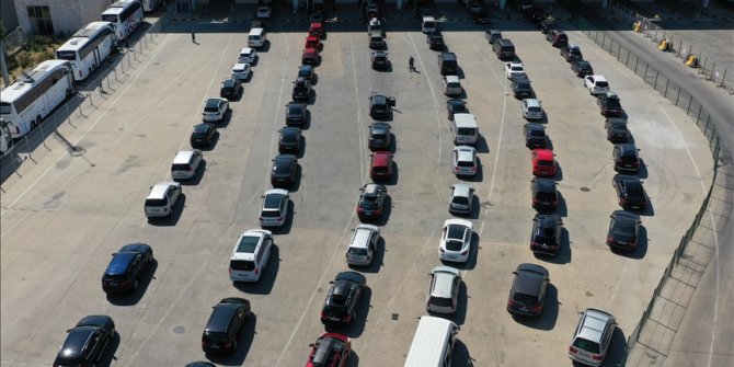 Gurbetçilerin dönüş yolculuğu başladı