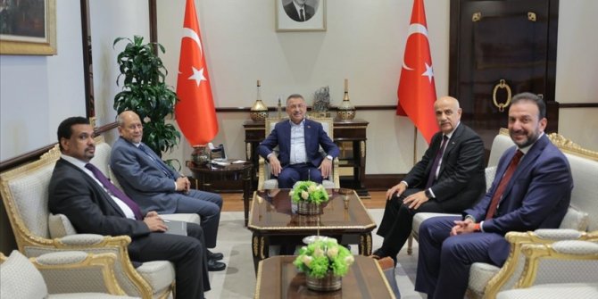 Cumhurbaşkanı Yardımcısı Oktay, Moritanya Balıkçılık ve Deniz Ekonomisi Bakanı Maiev'i kabul etti