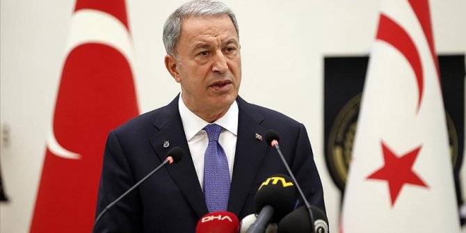 Bakan Akar: Türkiye Cumhuriyeti, Kıbrıs'taki garantörlük görevini eksiksiz şekilde yerine getirmeyi sürdürecek
