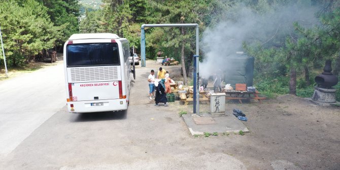 Piknik keyfini Kızılcahamam’da yaşadı 