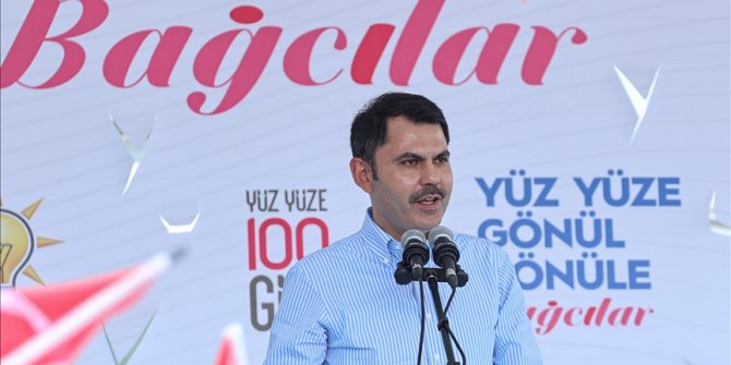Bakan Kurum: Her İstanbulluya en az 1 metrekare yeşil alan demiştik. Bugün bu hedefin çok üzerindeyiz