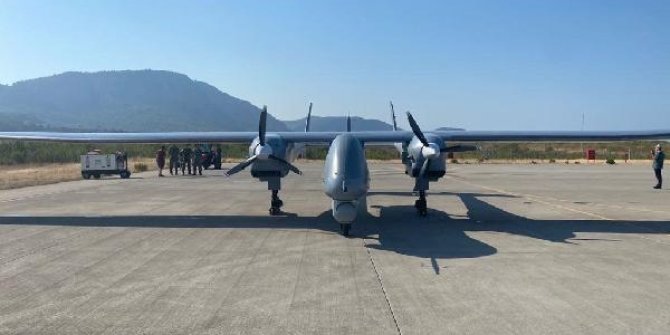 Testlerini tamamlayan AKSUNGUR SİHA, Deniz Kuvvetleri'ne teslim edildi