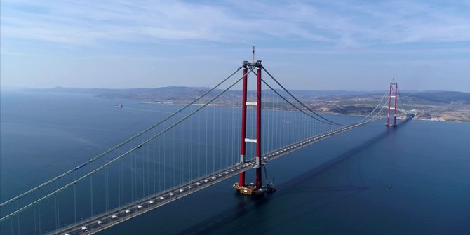 1915 Çanakkale Köprüsü'ne 'Avrupa Çelik Köprü Ödülü' verildi