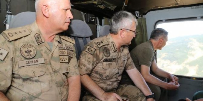 Vali Özkan, 'Eren Abluka-7 Operasyonu' bölgesinde incelemede bulundu