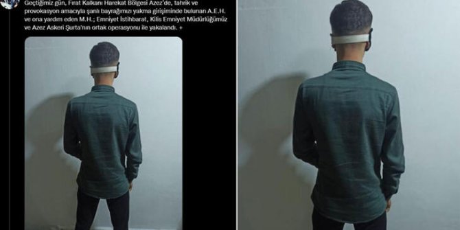 Bakan Soylu: Azez’de bayrağımızı yakma girişiminde bulunan 2 kişi yakalandı