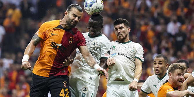 Galatasaray, ilk iç saha maçında tek golle mağlup oldu