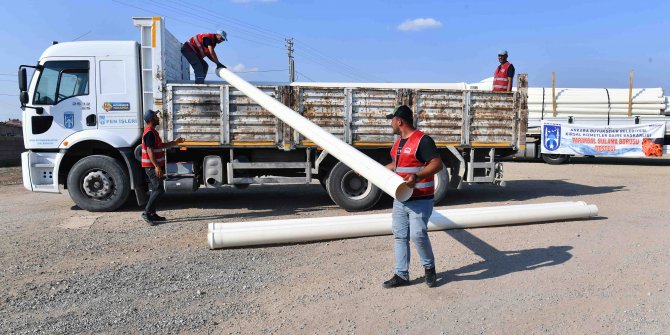 Ankara Büyükşehir’den Sulama Hattı Projesi