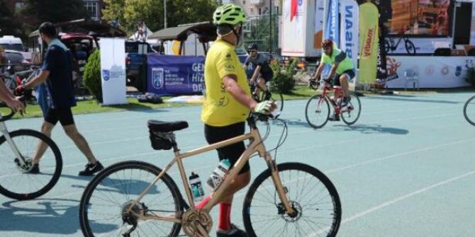 Ankara’da amatör bisiklet yarışı