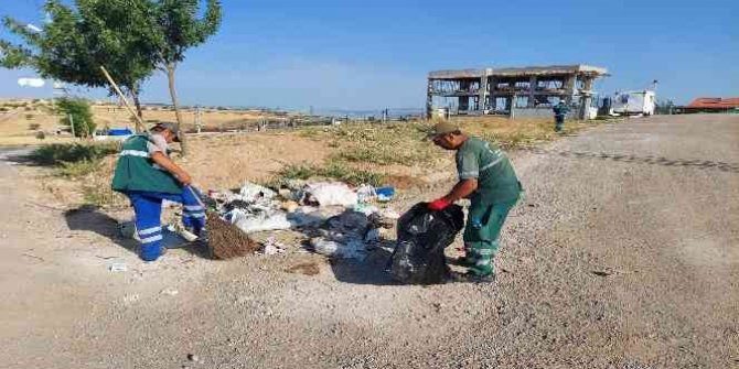 Keçiören'de mıntıka temizliği