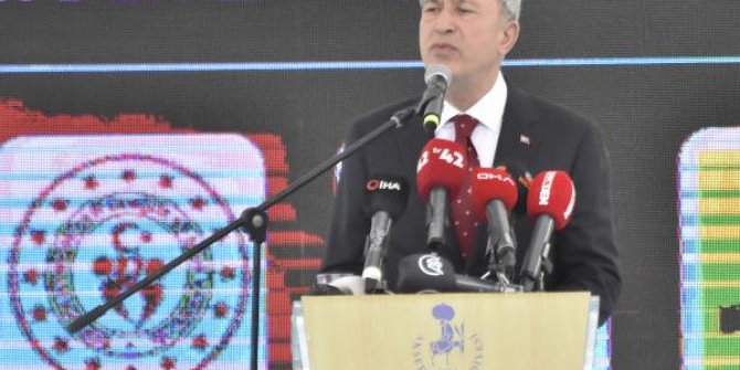 Bakan Akar: Bir asır önce 'var olma' mücadelesi verirken, bugün dünyada söz sahibi durumdayız