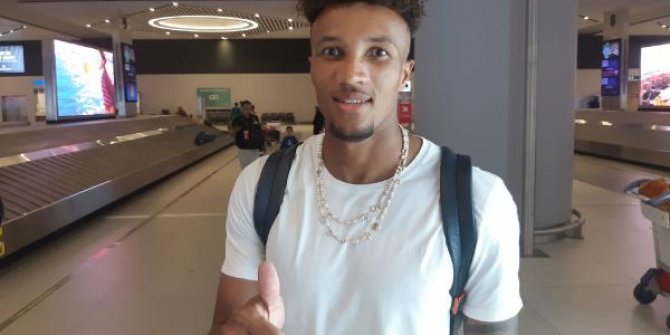 Gbamin, Trabzonspor için İstanbul'a geldi