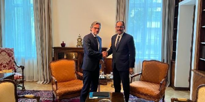 Sözcü İbrahim Kalın, Plötner ile Helsinki'de görüştü