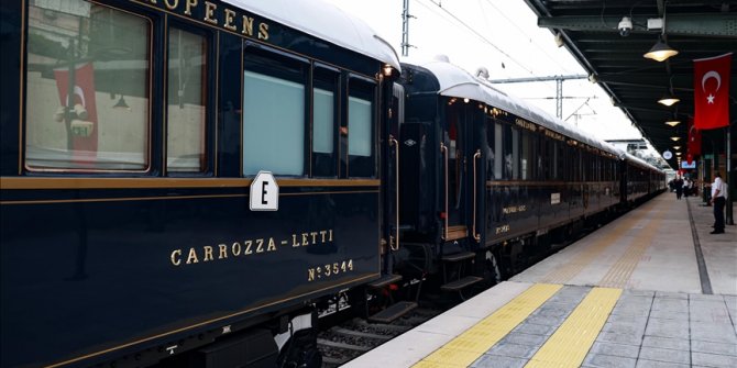 Tarihi Orient Express treni İstanbul'a ulaştı