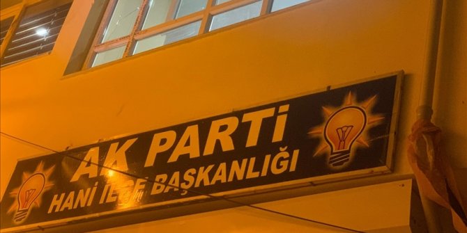AK Parti Hani İlçe Başkanlığına molotofkokteyli ile saldırıya ağırlaştırılmış müebbet istemi