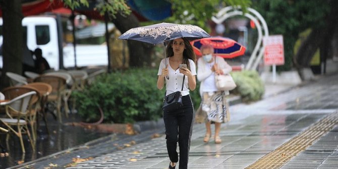 Trakya'da yarın için sağanak uyarısı