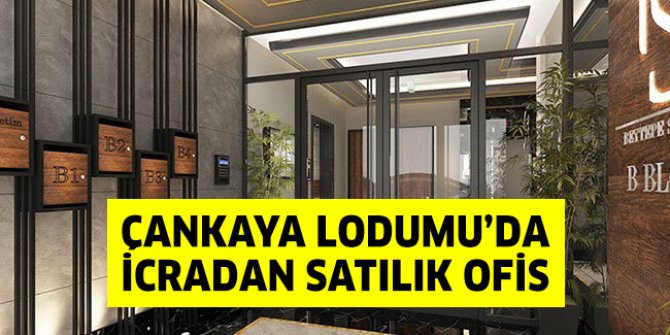 Çankaya Lodumu’da icradan satılık ofis