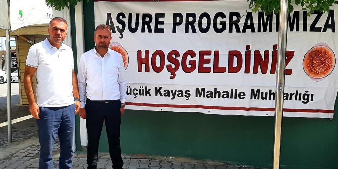 Küçük Kayaş Mahallesi Muhtarlığı aşure programı düzenledi