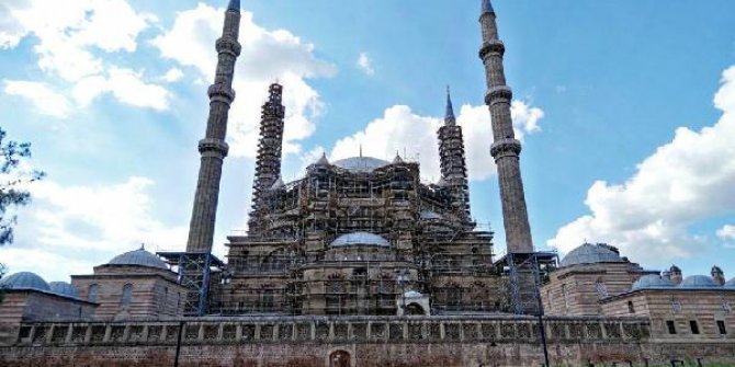 Selimiye Camisi'nin restorasyonu 3,5 yıl sürecek