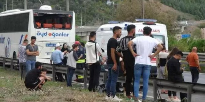 Anadolu Otoyolu'nda zincirleme kaza: Yaralılar var