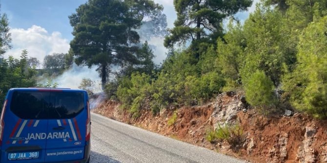 Alanya'da çıkan orman yangını kontrol altına alındı