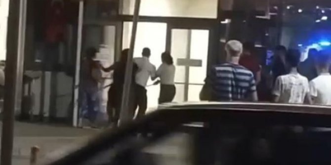 Adana’da şoke eden görüntüler! 10 kadın sopalarla hastane bastı