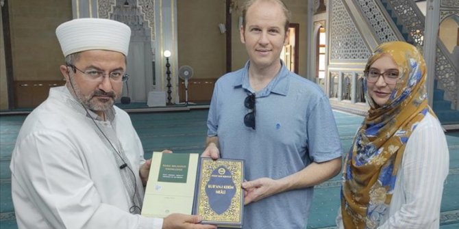 Amerikalı jeoloji mühendisi Adana'da Müslüman oldu