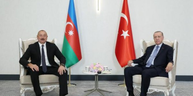 Cumhurbaşkanı Erdoğan, mevkidaşı Aliyev’le ikili görüştü