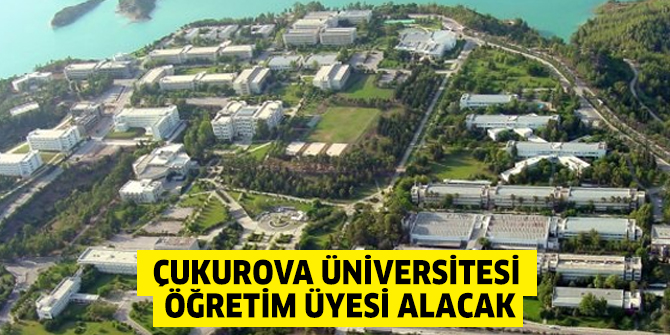 Çukurova Üniversitesi Öğretim Üyesi alacak