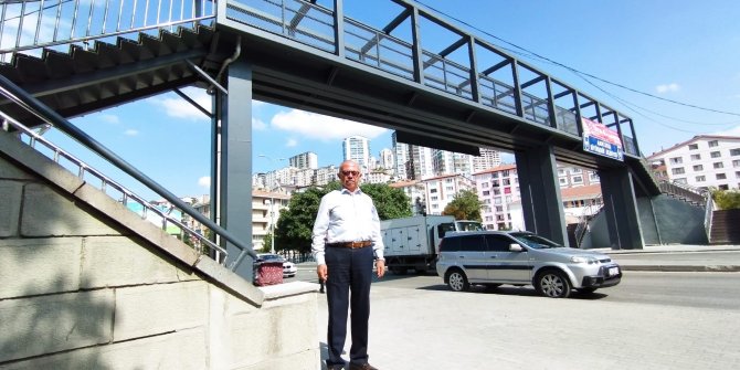 Şehit İdris Yılmaz Caddesi’nde ki üst geçit onarılıp hizmete sunuldu