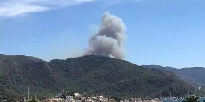 Marmaris’te orman yangını