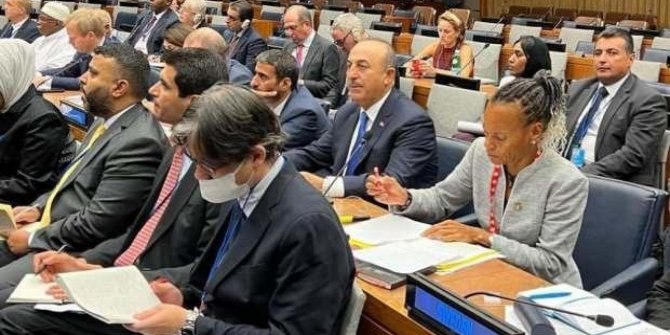 Çavuşoğlu: Filistinli kardeşlerimize desteğimizi yineledik