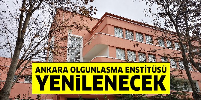 Ankara Olgunlaşma Enstitüsü yenileniyor