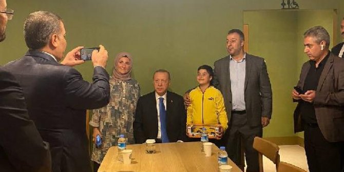 Cumhurbaşkanı Erdoğan'dan hastane ziyareti