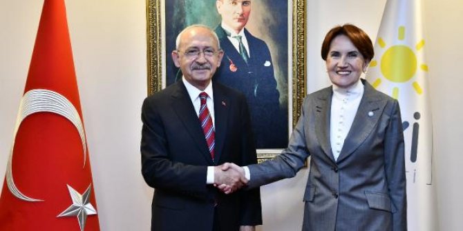 Kılıçdaroğlu, Akşener'i ziyaret etti