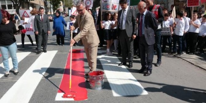 İstanbul'da trafikte yaya önceliği etkinliği