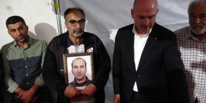 Süleyman Soylu, Tokatlı şehit polisin evinde gözyaşlarını tutamadı