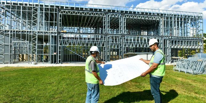 Büyükşehir inşaat çalışmalarına başladı