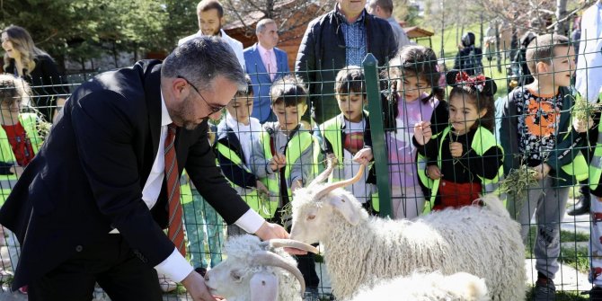 Minikler sevimli dostlarla bir araya geldi