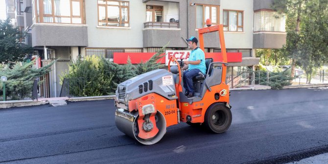 Ekiplerce asfalt serimi gerçekleştirildi